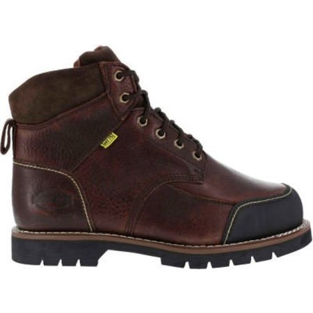 WARSON BRANDS. Iron Age IA0163 Men's 6in Internal Met Guard Work Boot, Brown, Size 9 W IA0163-W-9